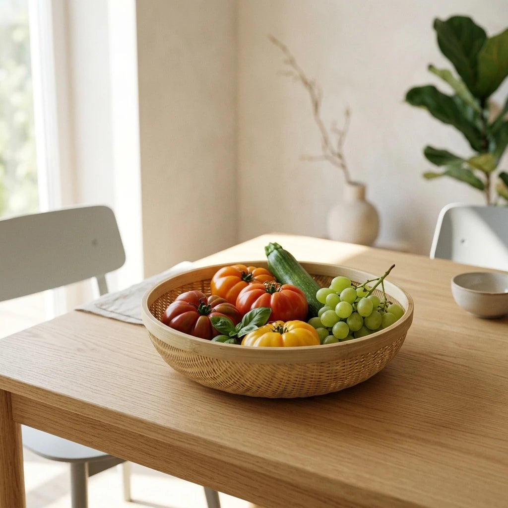 Basket with European Produce