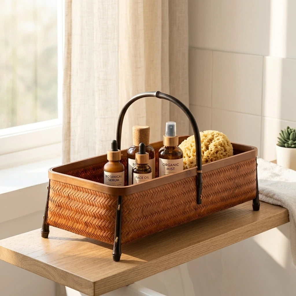 Organizer Basket in Nordic Bathroom